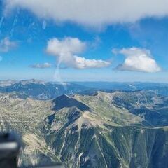 Flugwegposition um 15:38:47: Aufgenommen in der Nähe von Arrondissement de Digne-les-Bains, Frankreich in 2986 Meter